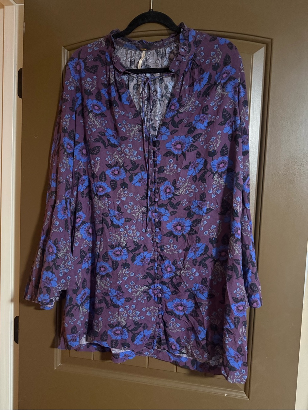 Free People Boho Floral Magic Mystery Tunic small